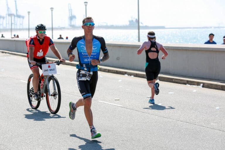 Tim van Berkel an zweiter Stelle im  Marathon