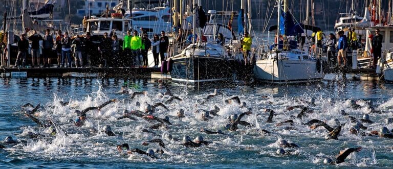 Start zum Portocolom Triathlon 2017