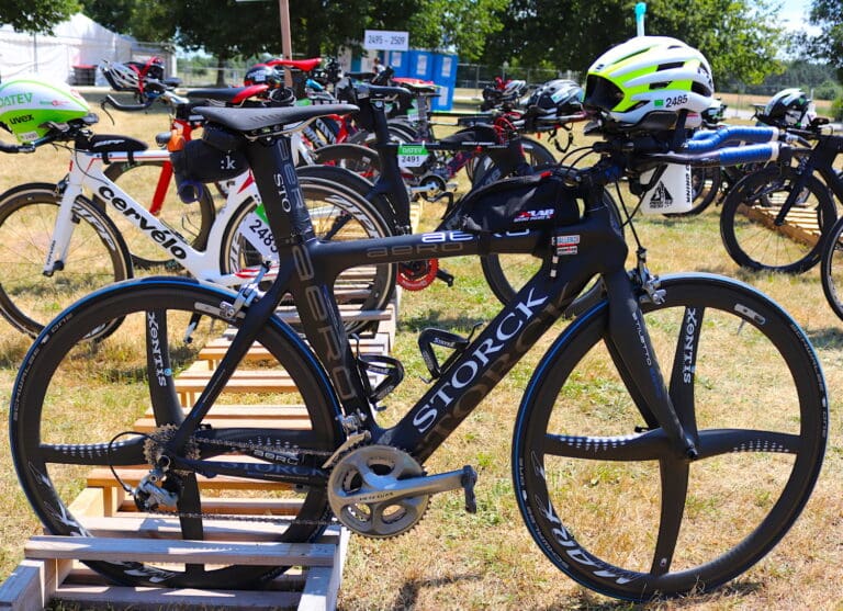 Storck mit Xentis Felgen...Das weckt Erinnerungen an Faris und sein Triathlon Team