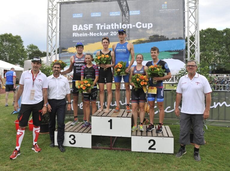 Jürgen Hilberath (Wettkampfleitung), Dr. Markus Gomer (BASF SE), Schuster, Wolff, Berlinger, Angert, Kuhn, Rolli, Günter Bläß (Gesamtleitung)