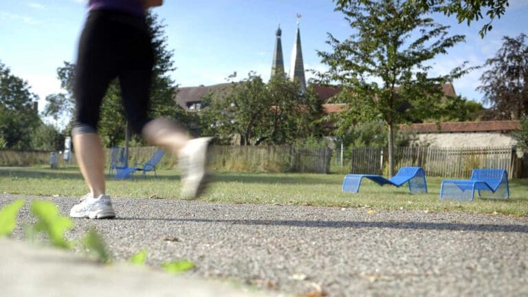 Die Laufstrecke führt die Läufer/innen bis ins Zentrum von Beilngries