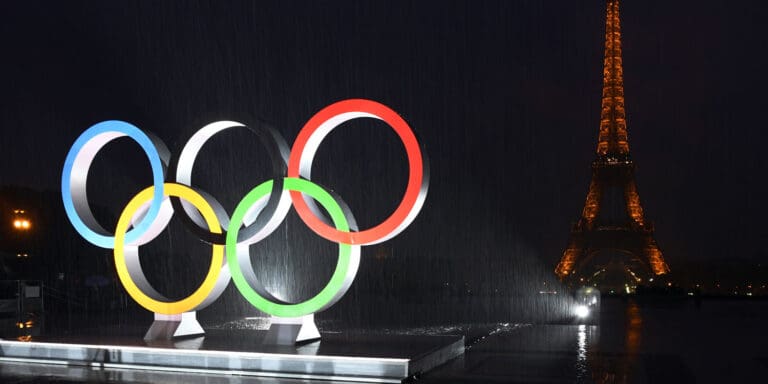 Olympic rings paris2024