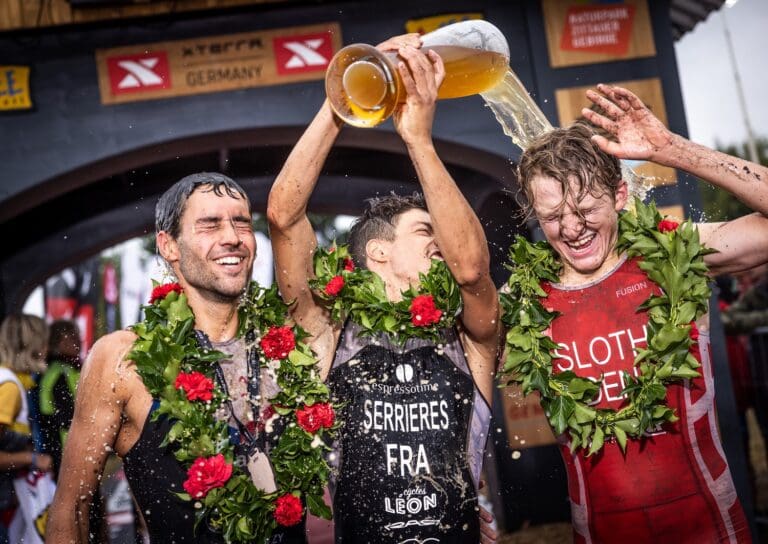 Das Männerpodium beim Xterra Germany 2022