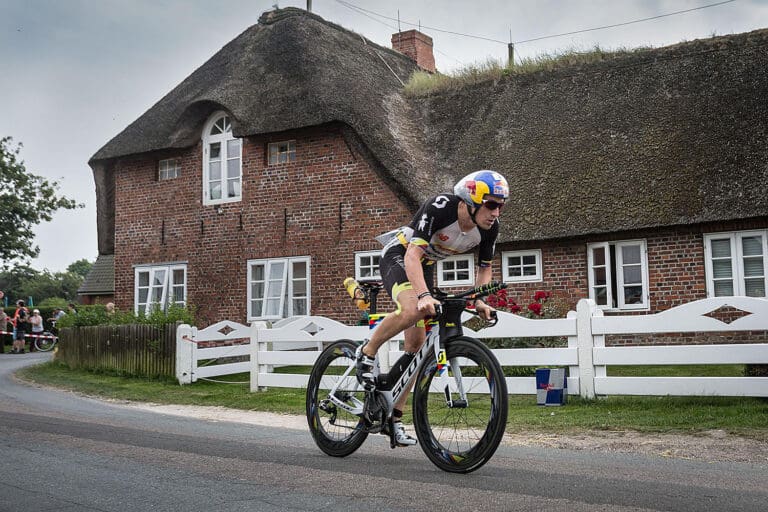 Sebastian Kienle auf der Verfolgung