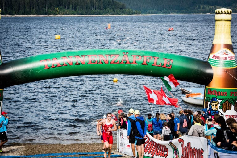 Schwimmausstieg am Schluchsee