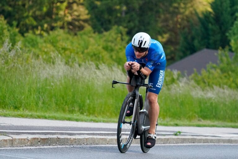 Frederic Funk: 2:02:53 Stunden bedeuteten die klar Tagesbestzeit auf dem Rad