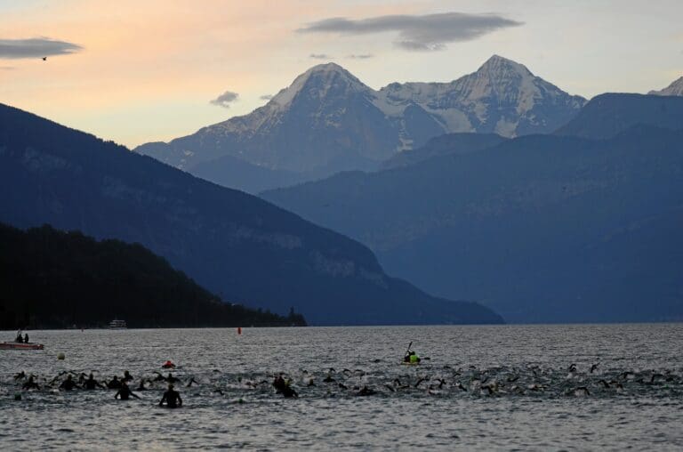 3,1 km Schwimmen von Thun nach Oberhofen