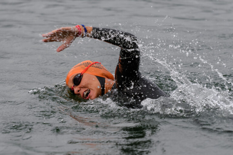 Warm-Up im Walchsee: Dort sollte es heute wärmer als draußen sein