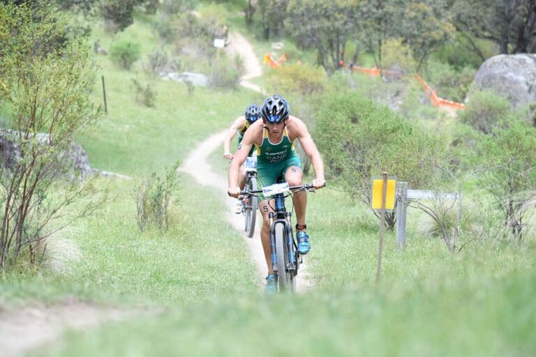 Die Singletrails auf dem Kurs in Snowy Mountains