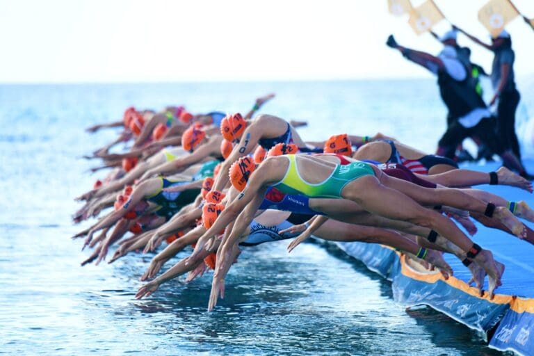 Start zum Grand Final der ITU World Triathlon Series 2016 in Cozumel