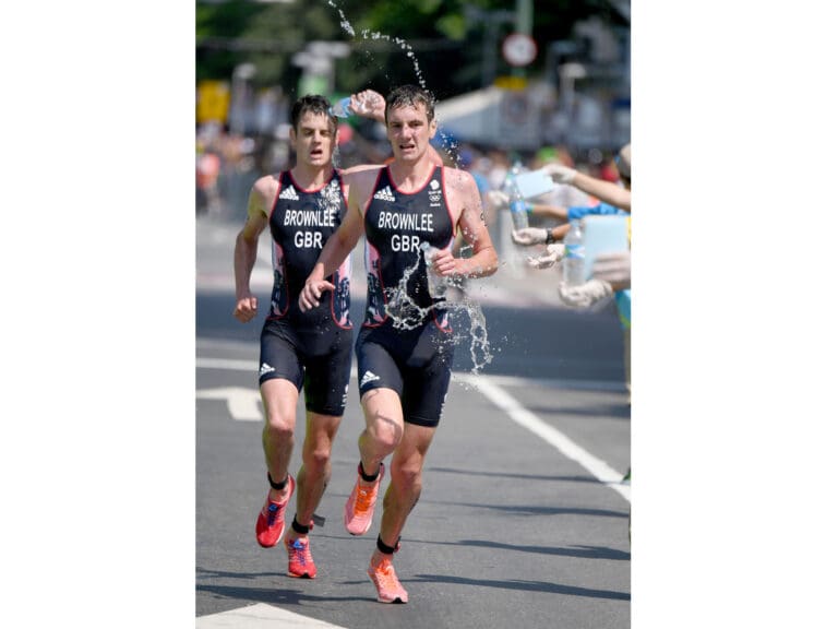 Brüderliches Laufduell