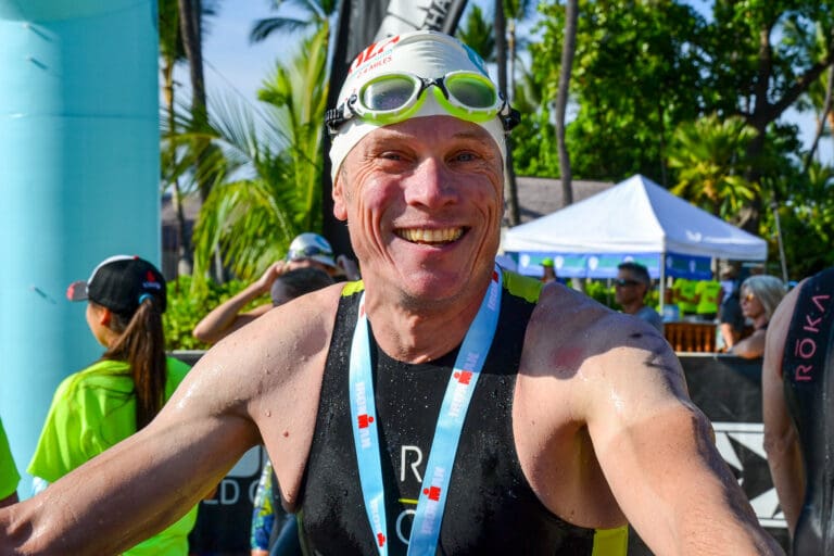 Der Allgäuer Axel Reusch - unser Agegroup-Story Athlet nahm den Ho´ala Swim auch als Training mit