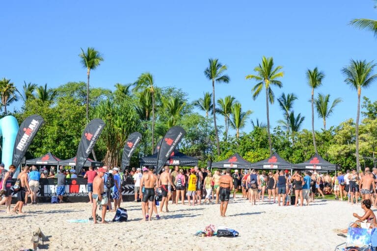 After-Race-Stimmung im Garden des King Kamehameha Beach Hotels