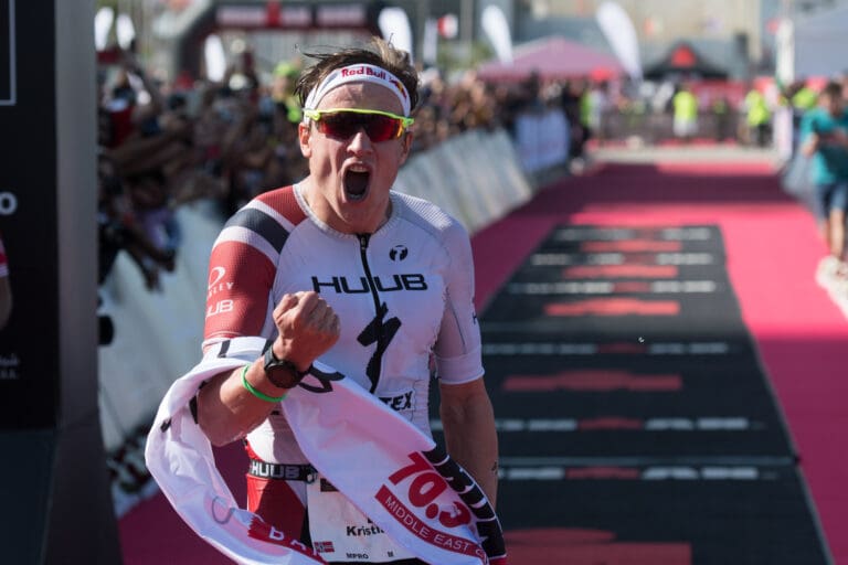 Kristian Blummenfelt - Titelverteidigung in 3:29:04 Std, die schnellste jemals gemessene Zeit bei einem Ironman 70.3-Rennen