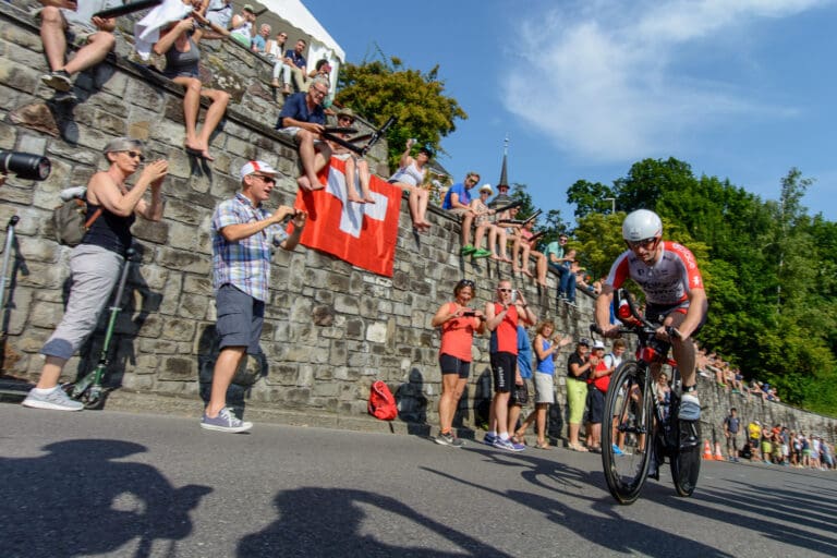 Ronnie Schildknecht an seinem Hausberg - dem Heartbreak Hill