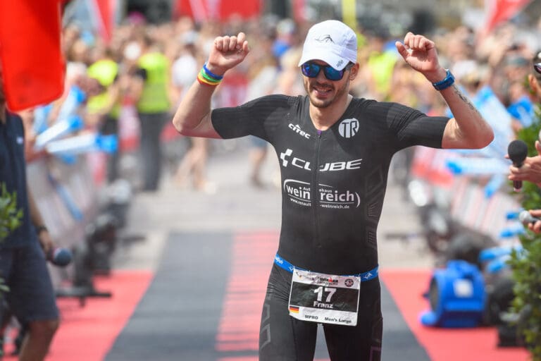 Franz Löschke feiert seine Ironman-Premiere und den DM-Titel über die Langdistanz