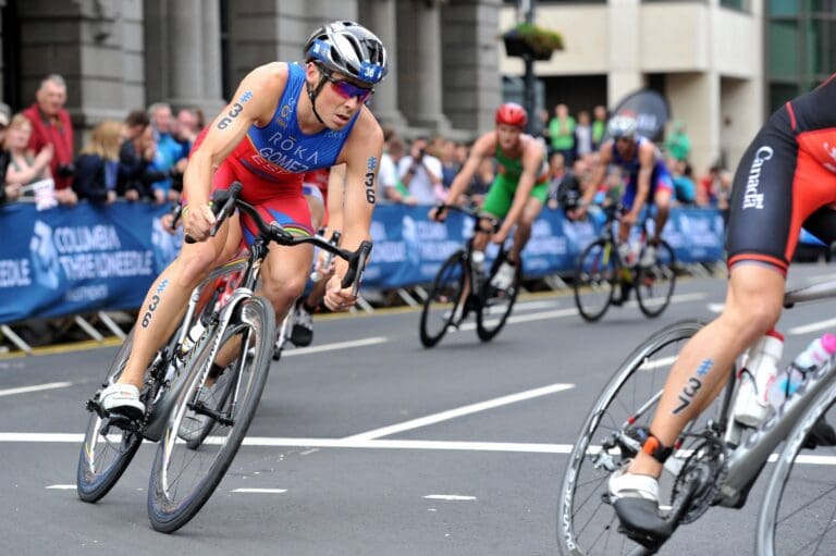 Javier Gomez bei seiner Rückkehr in die Triathlon World Series