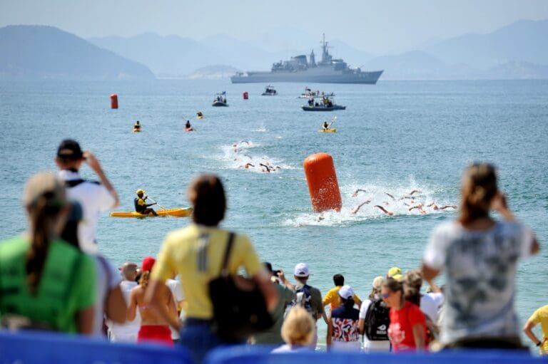 Geteiltes Feld: Das Schwimmen an der Copacabana sortierte das Feld vor