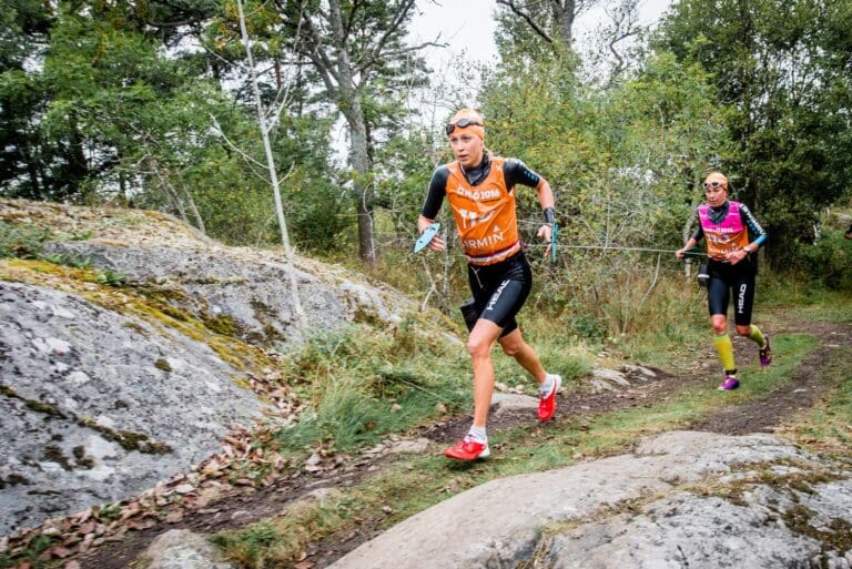 Das siegreiche Frauenteam mit den Schwedinnen Kristin Larsson und Annika Ericsson