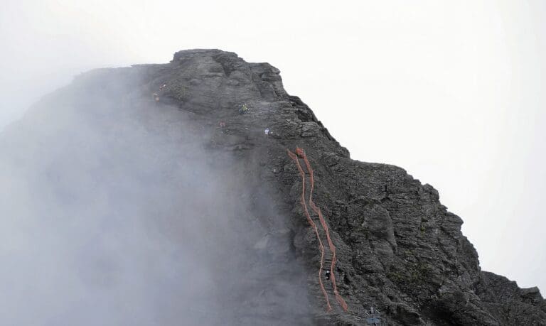 Laufen extem - der Gipfelgrat am Schilthorn