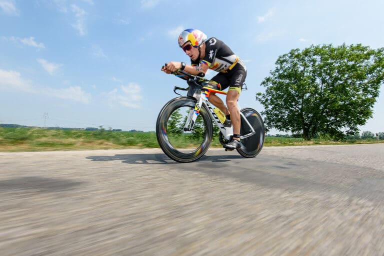 Der Knittlinger fuhr die 90 Radkilometer in 1:56:09 Stunden