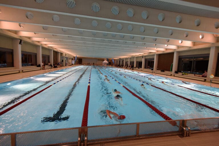 Es wurde auf jeden Fall kräftig gekreiselt im Langener Hallenbad