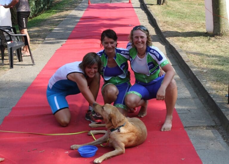 Katrin, Carolin und Heike der Staffel Wasser 3.0