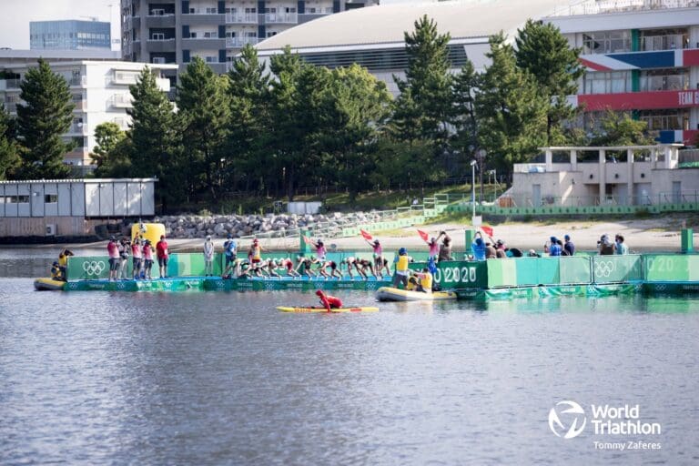 Start der Mixed Relay Olympia-Premiere