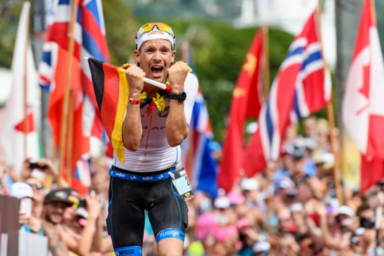 Emotion pur beim Hawaii-Dritten Patrick Lange.