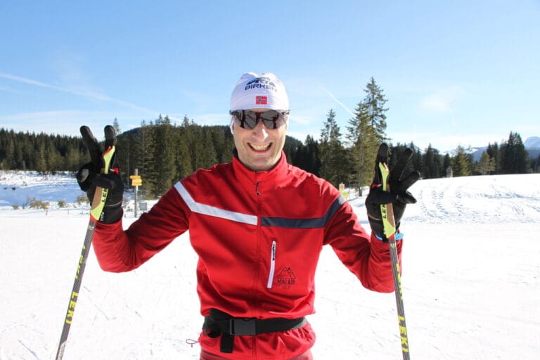 Was gibts schöneres: Skilanglauf an einem Traum-Wintertag