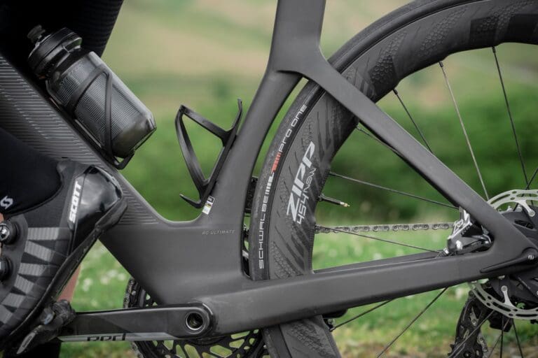 Fast wie beim TT-Bike: Der Tretlagerbereich beim neuen Scott Foil RC