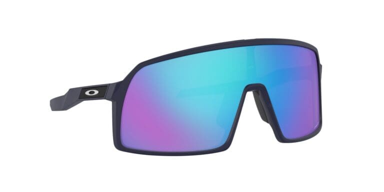 Für schmale Gesichter: Oakley Sutro S Matte in Navy with Prizm Sapphire Glas