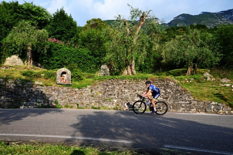 In den frühen Abendstunden ist man hier als Radfahrer fast allein unterwegs