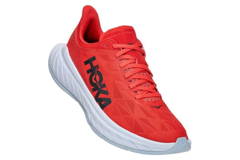 Hoka Carbon X 2 Herren in der Farbvariante Fiesta/White