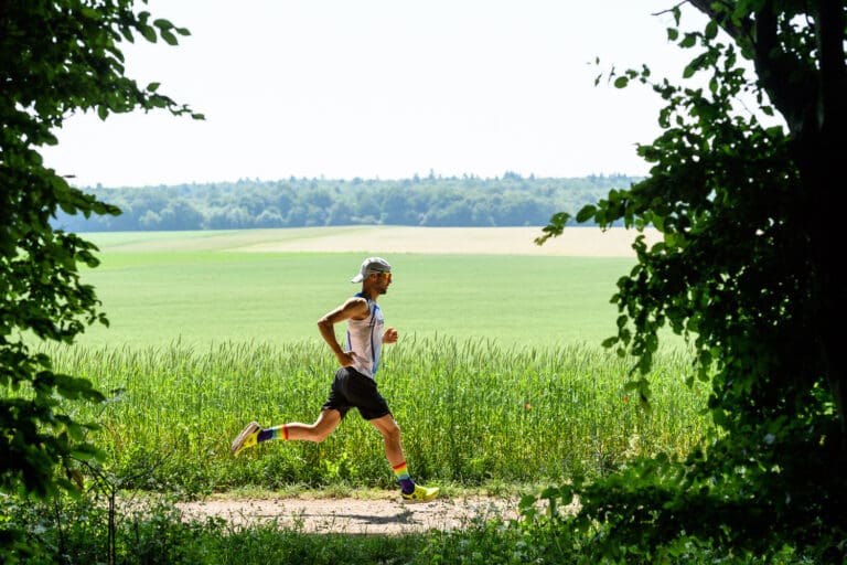 Vom "Würfel zum Ball" ist einer seiner Grundsätze, die ihm sein Lauftechniktrainer Wolfgang Schweim vermittelt hat