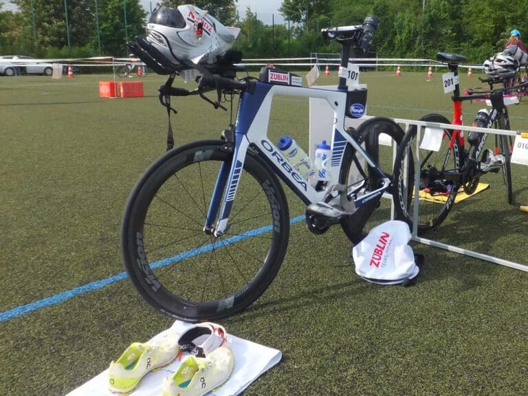 Wartet noch auf Saison-Kilometer: Die Orbea-Rennmaschine von Michael Wetzel