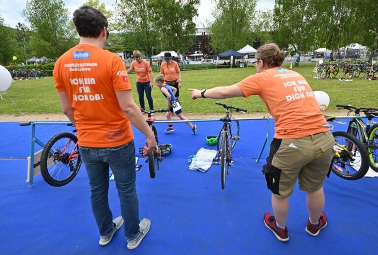 Ohne Helfer geht nix: Der Powertriathlon Gera wird von drei Vereinen in Kooperation organisiert