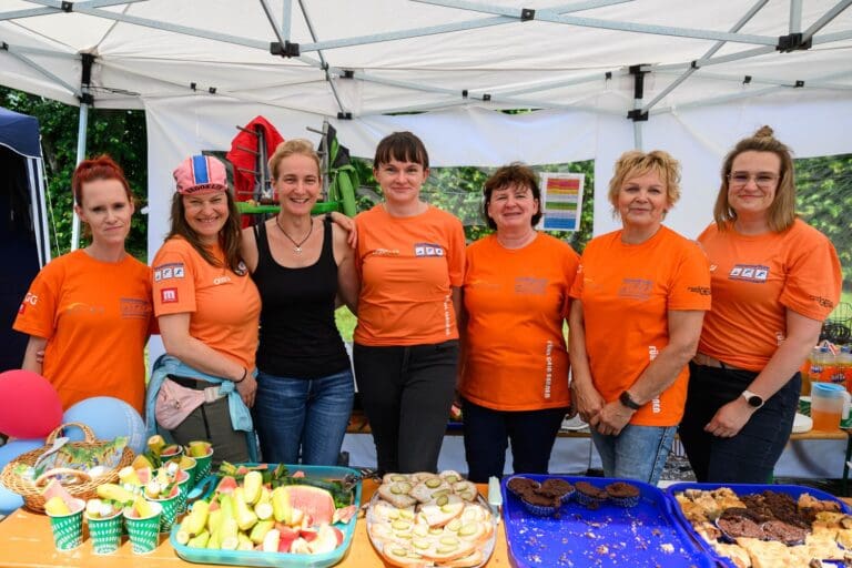 Das Finishline-Buffet ist angerichtet