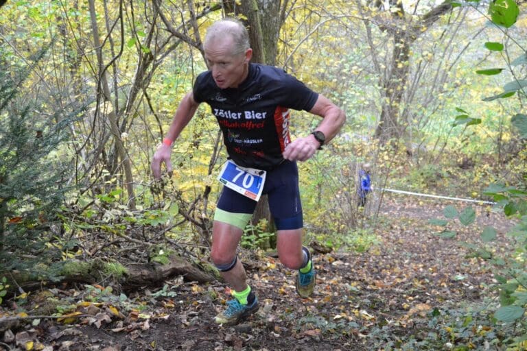 Steil bergauf auf dem Laufkurs: Thomas Blum (TV Immenstadt)