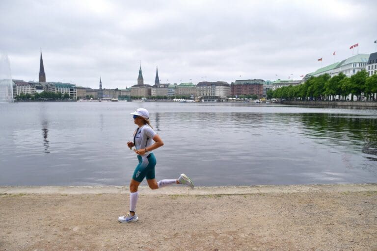 Der Marathon entlang der Alster